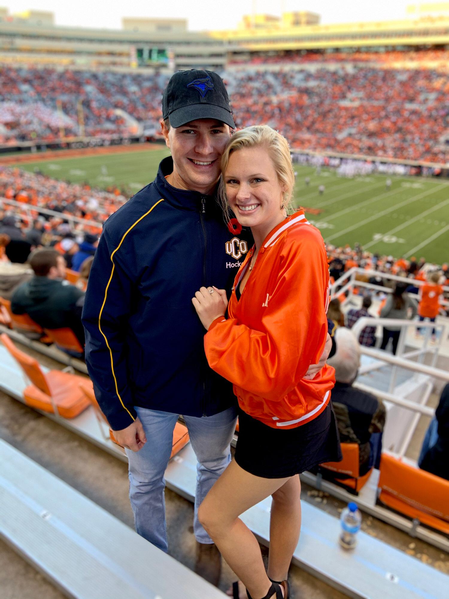 First OSU football game together.