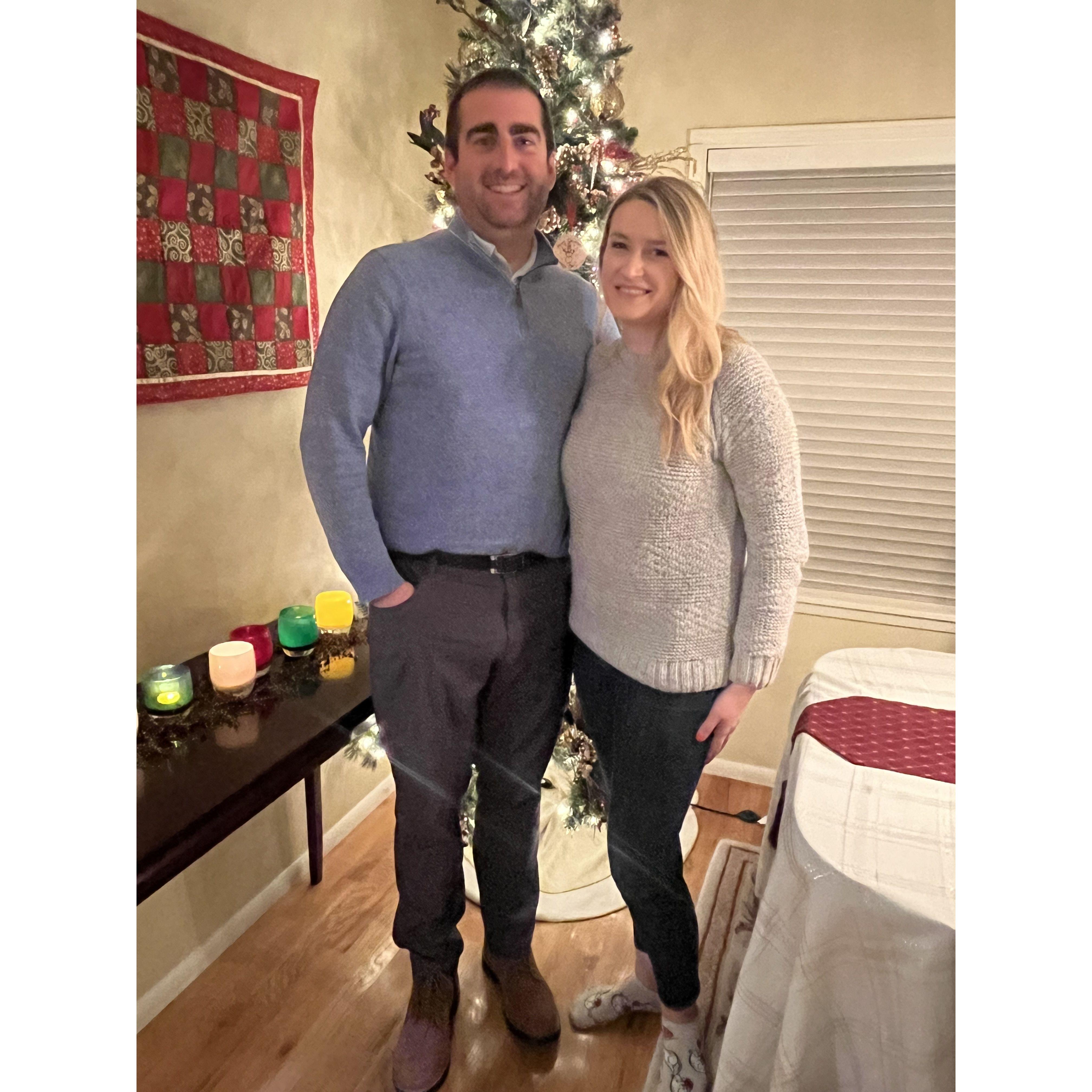 Our first Christmas together.