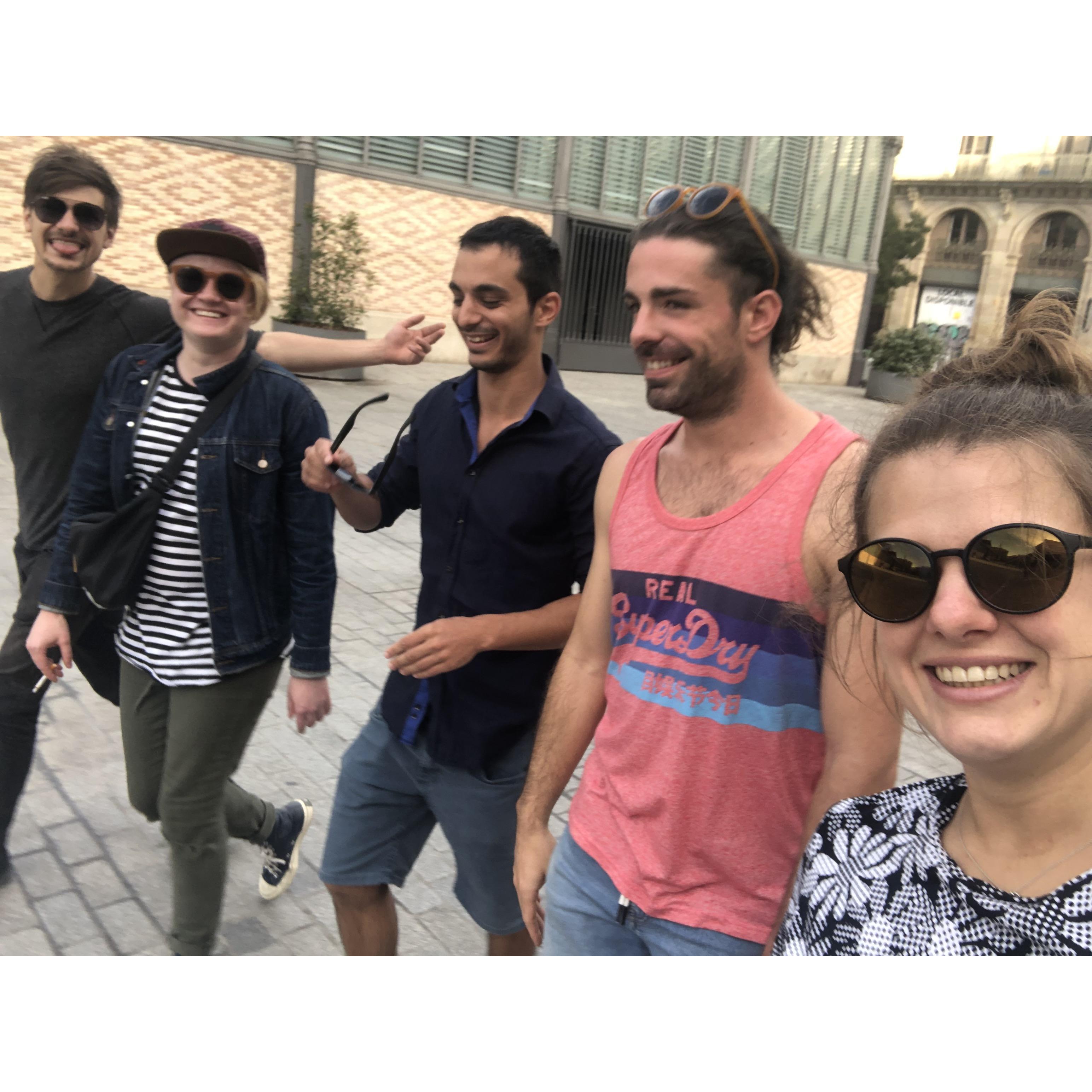 Finally reunited in Barcelona (AKA Bailey's redemption) September 2019