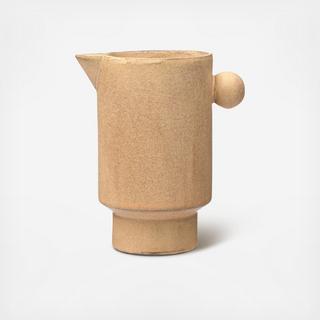 Modern Small Stoneware Pitcher