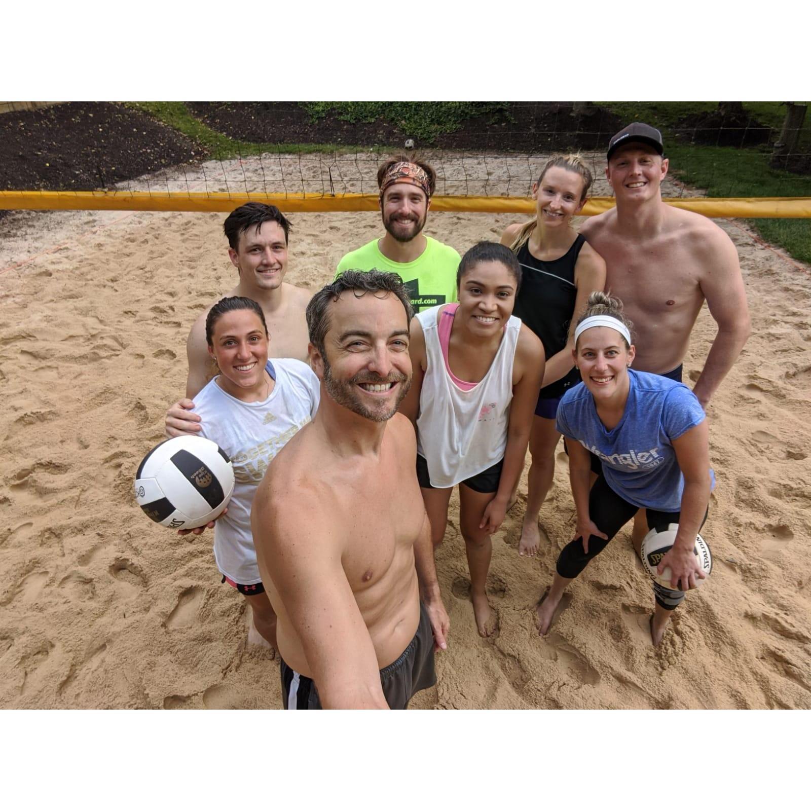 Found some Virginia volleyball players