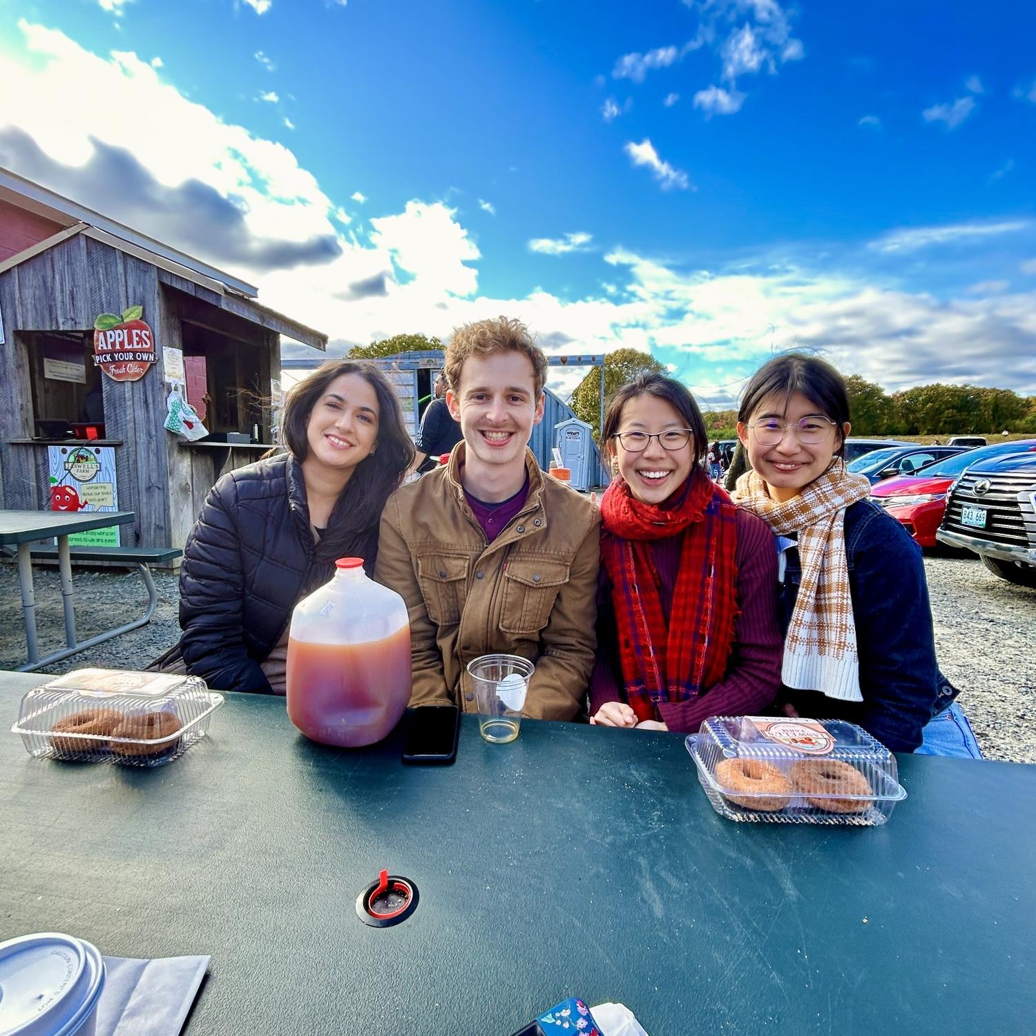 Apple picking with some of Kaitlin’s co-interns!