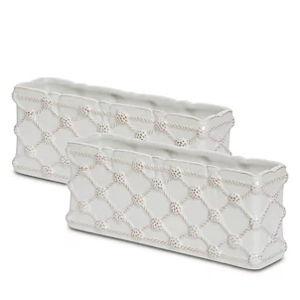 Juliska Berry & Thread Petite Parterre Garden 8" Planter, Set of 2