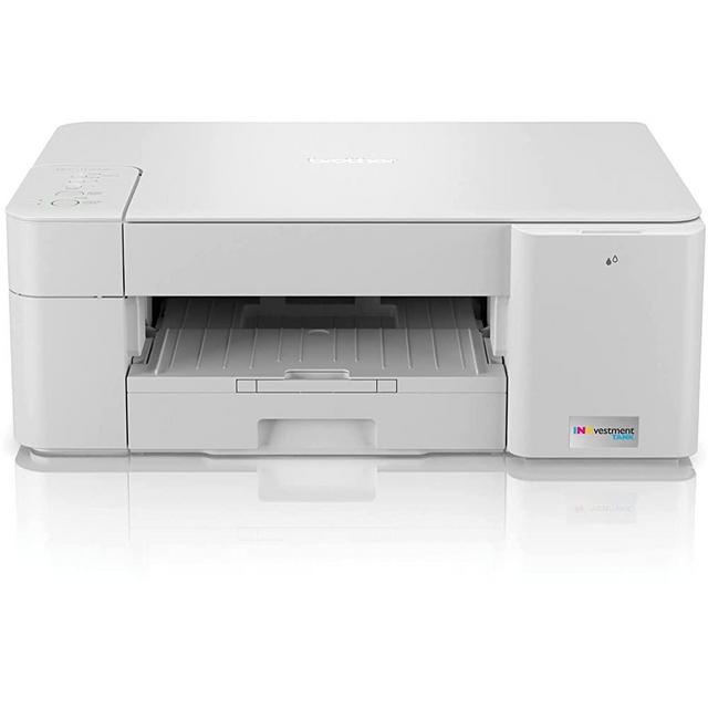 Brother MFC-J1205W INKvestment Tank Wireless Multi-Function Color Inkjet Printer with Up to 1-Year in Box,white