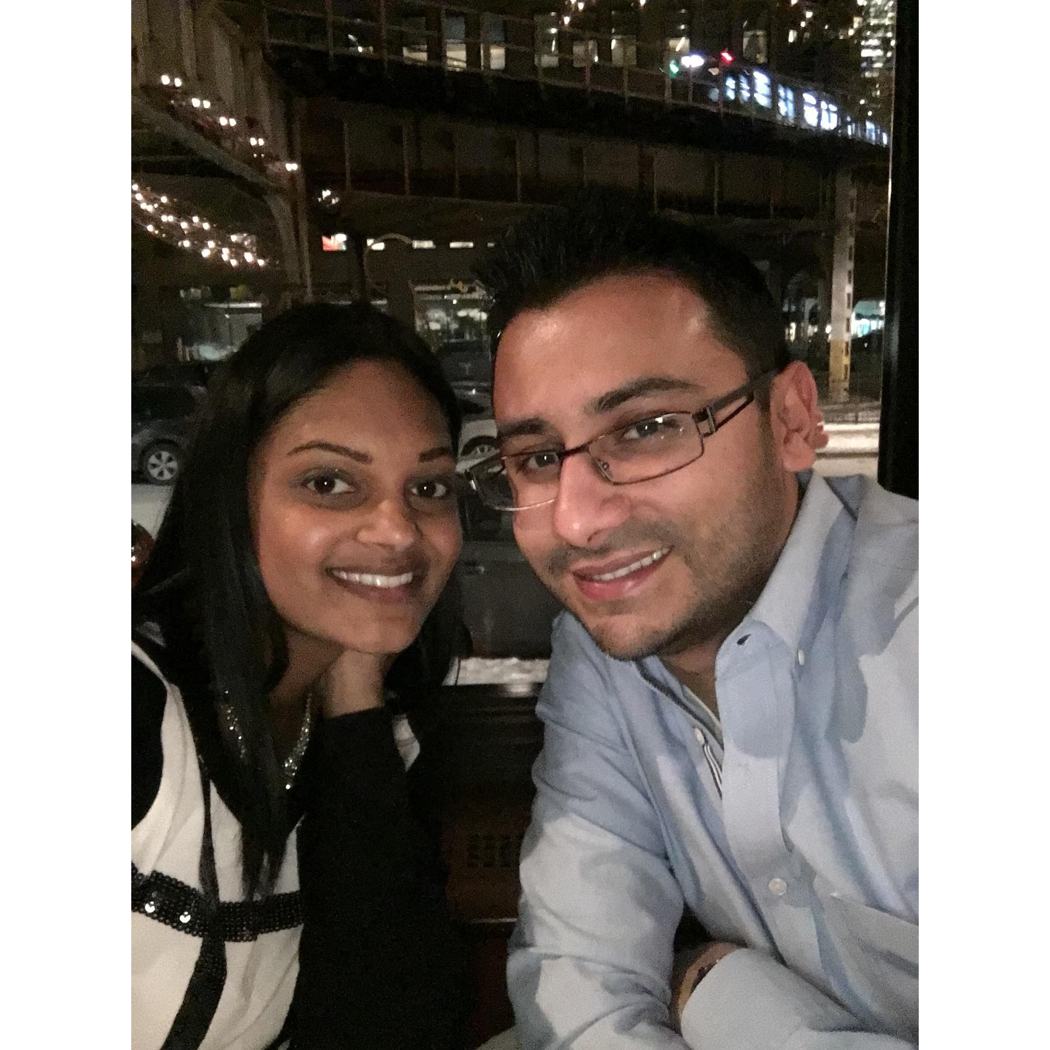 One of our first dates 😍