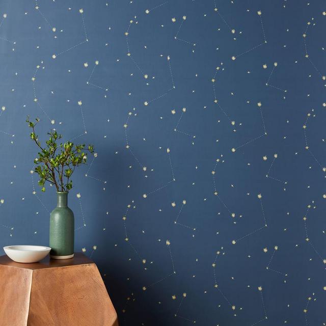 Chasing Paper Constellation Map Wallpaper, Navy