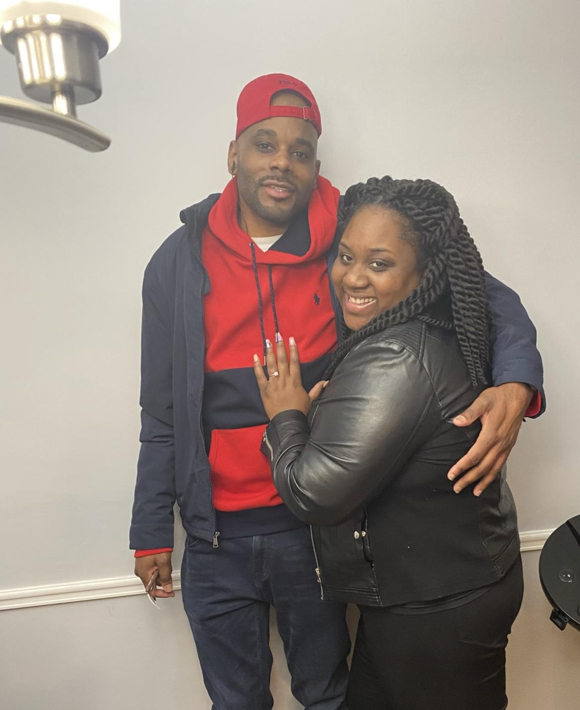 When I got my rock 💍 New Years Eve 2020
 actually engaged on 12/20/20 had to wait for sizing 🙄