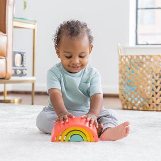 Lovevery, Montessori Rainbow Stacker | Zola Baby