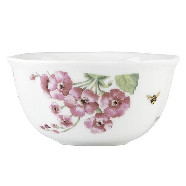 Lenox Butterfly Meadow Bloom 4pc Dessert Bowl Set, 1.90 LB, Pink