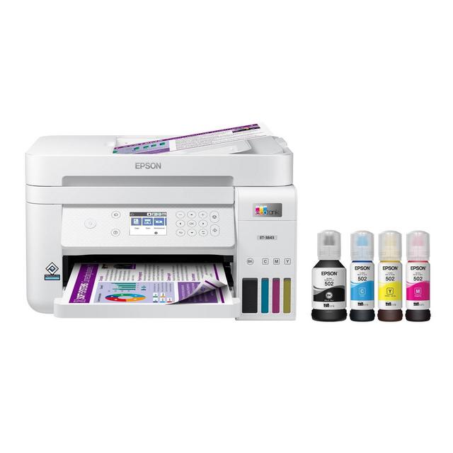 EcoTank ET-3843 All-in-One Cartridge-Free Supertank Printer