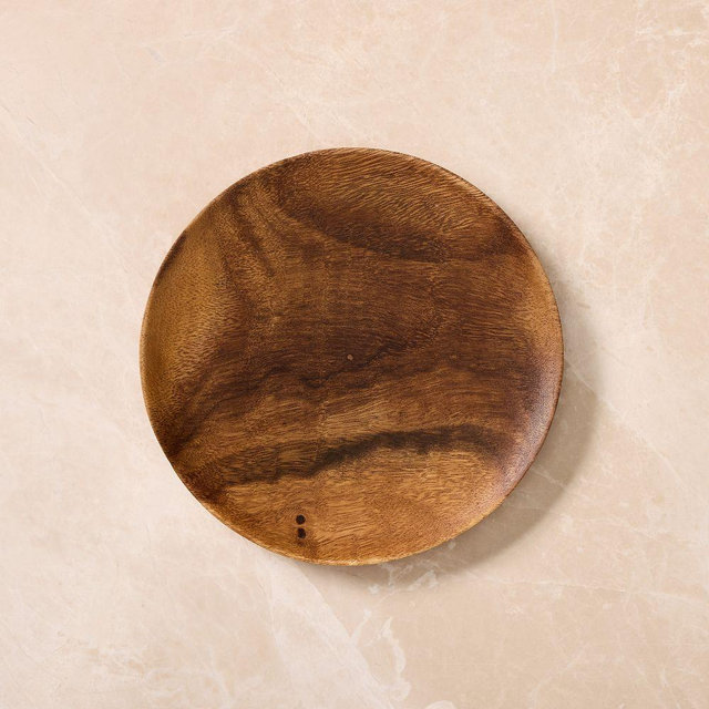 Organic Wood, Salad Plate