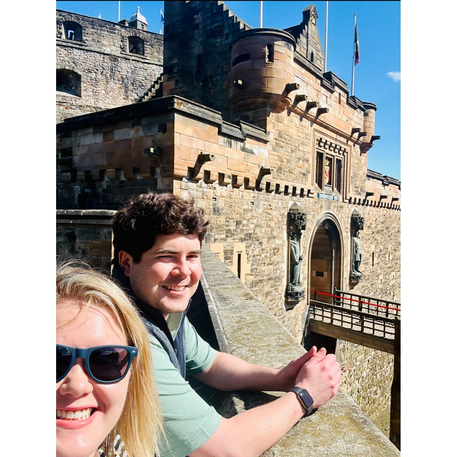 Visiting the Edinburgh Castle