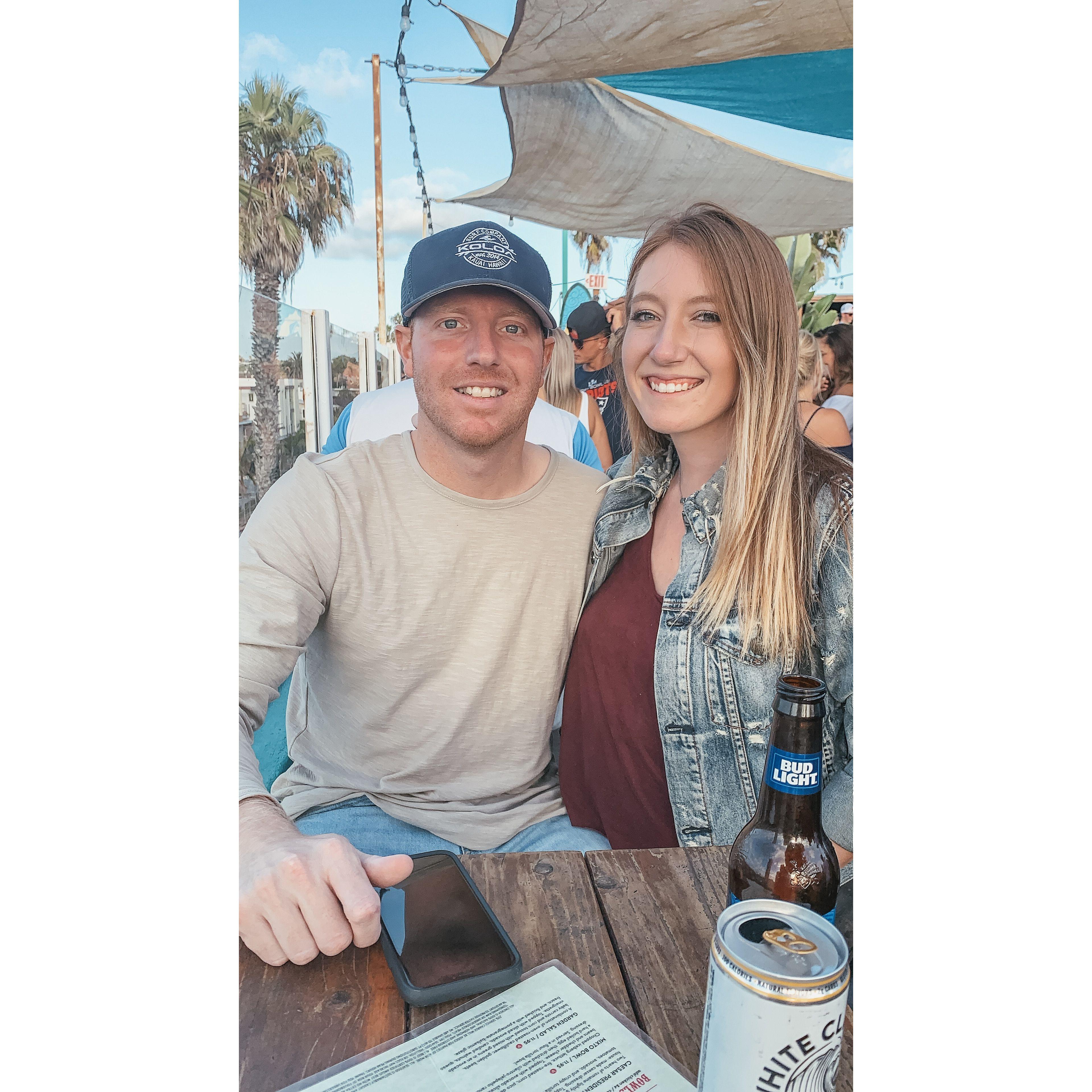 One of many San Diego trips together