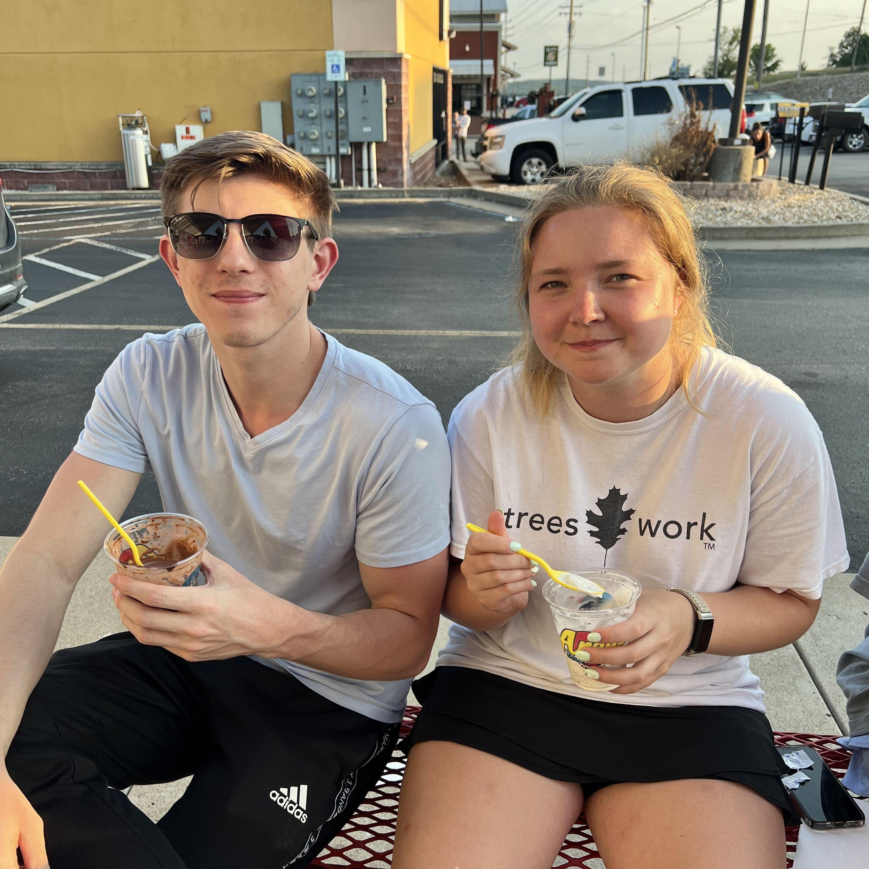 July 2023: Andy's frozen custard at the Lake of the Ozarks