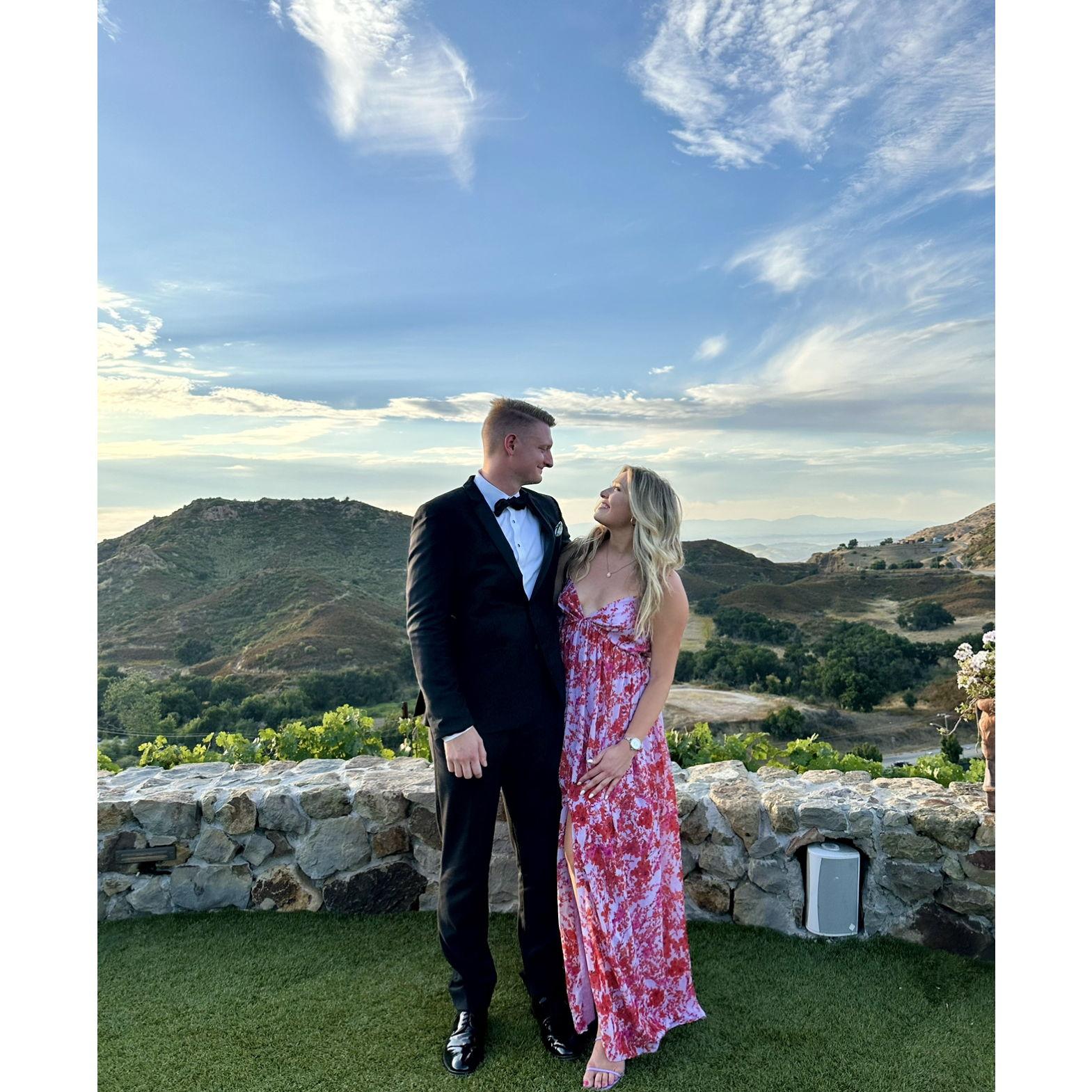 Trip to Malibu to dance the night away celebrating a good friends wedding.