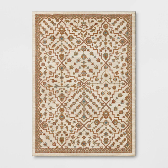 5'x7' Persian Style Area Rug Ivory/Tan - Threshold™