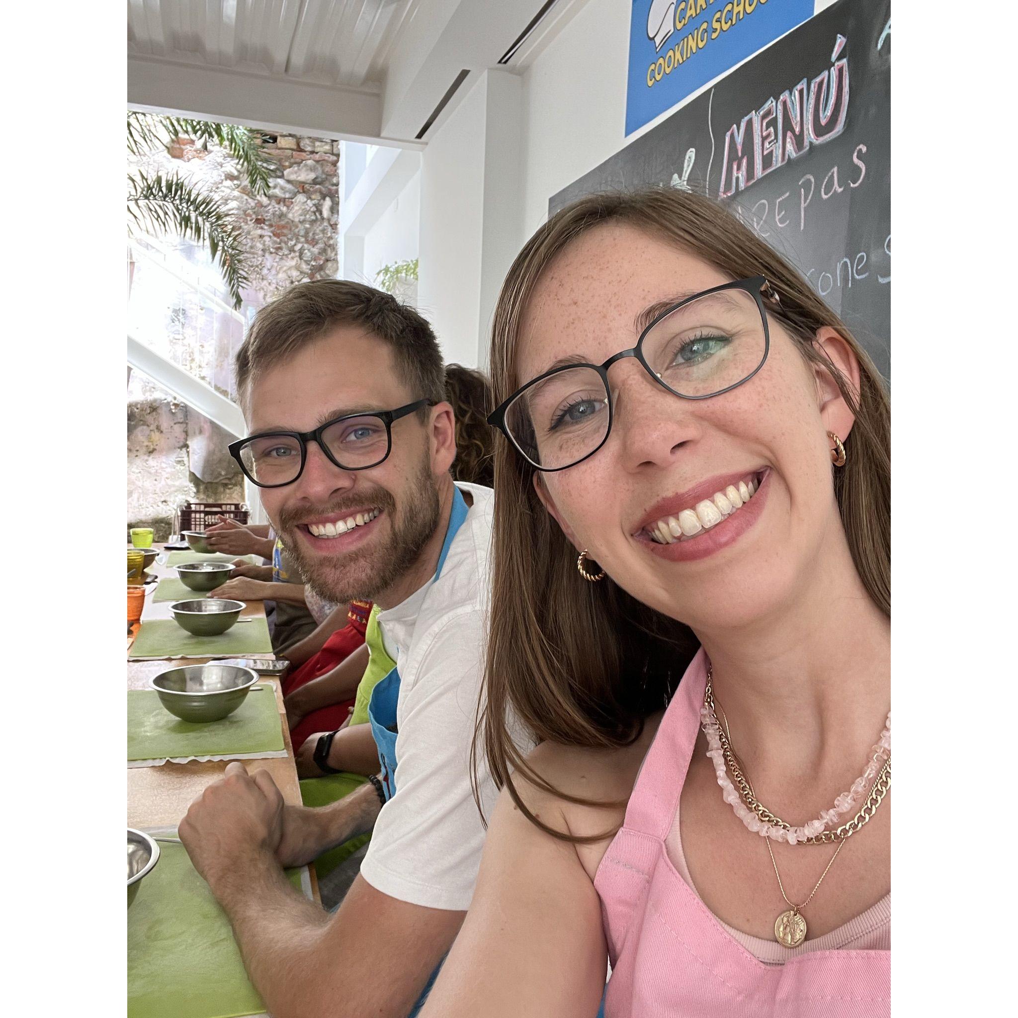 Cooking class in Cartagena, Columbia