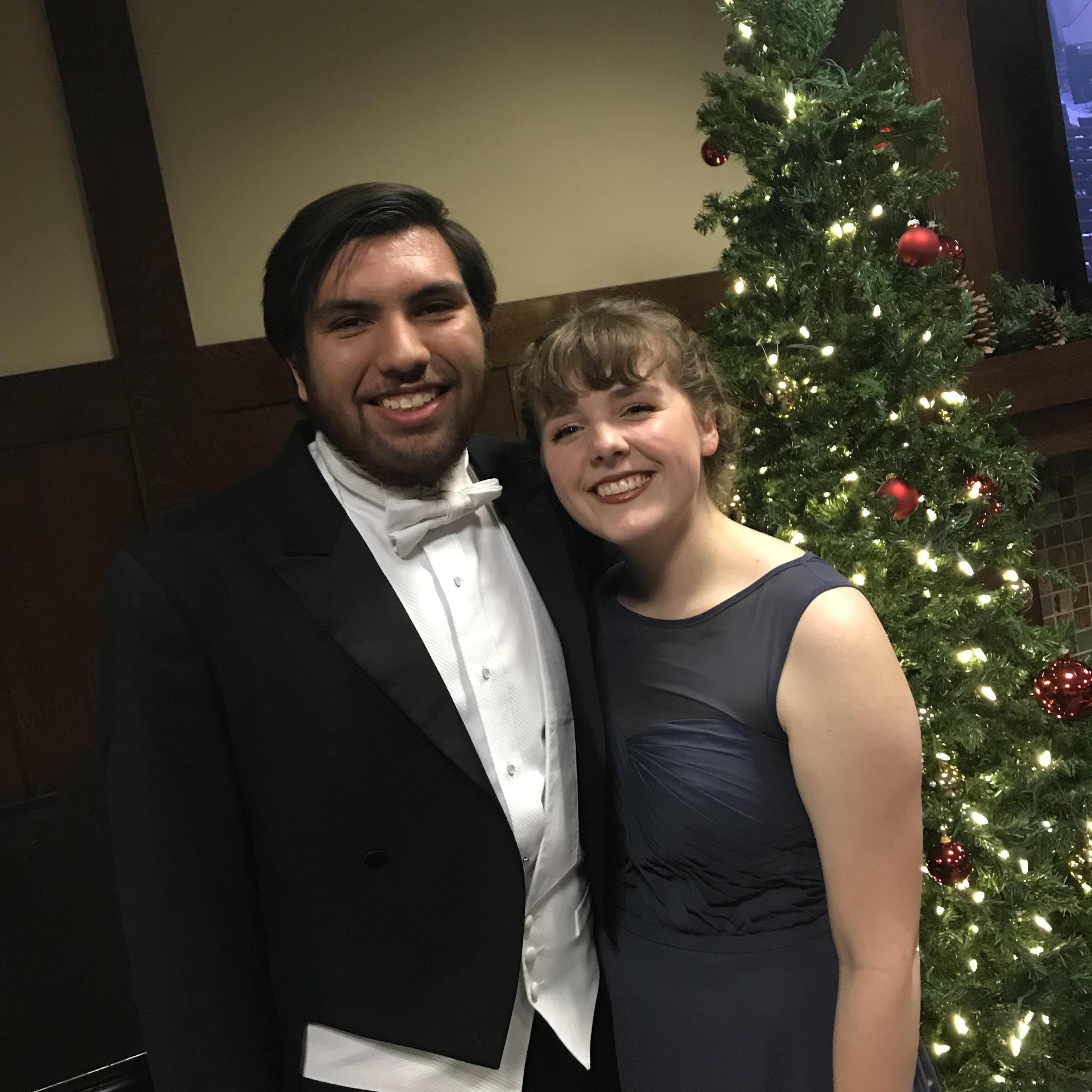 Our first APU Christmas concert together.