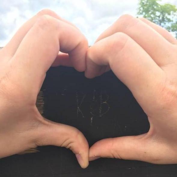 Left our mark hiking around Clam Lake