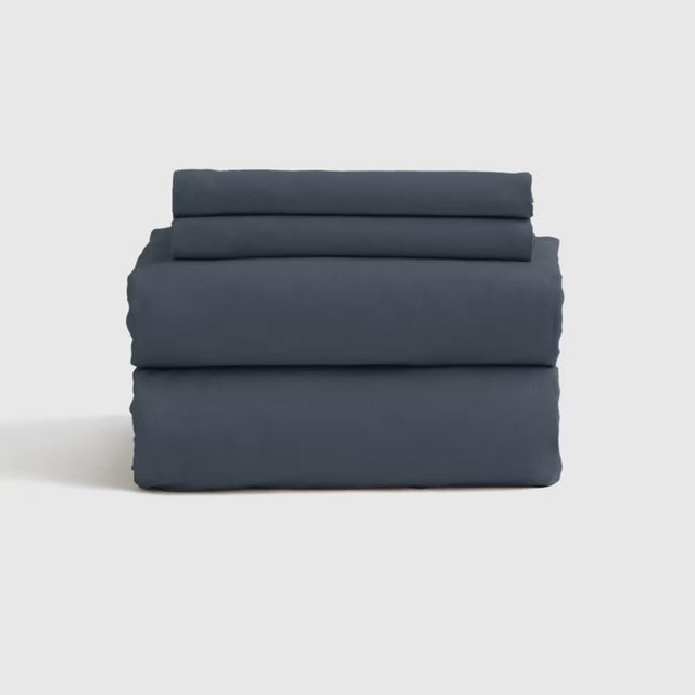 Organic Brushed Cotton Sheet Set in Nightfall (Queen)