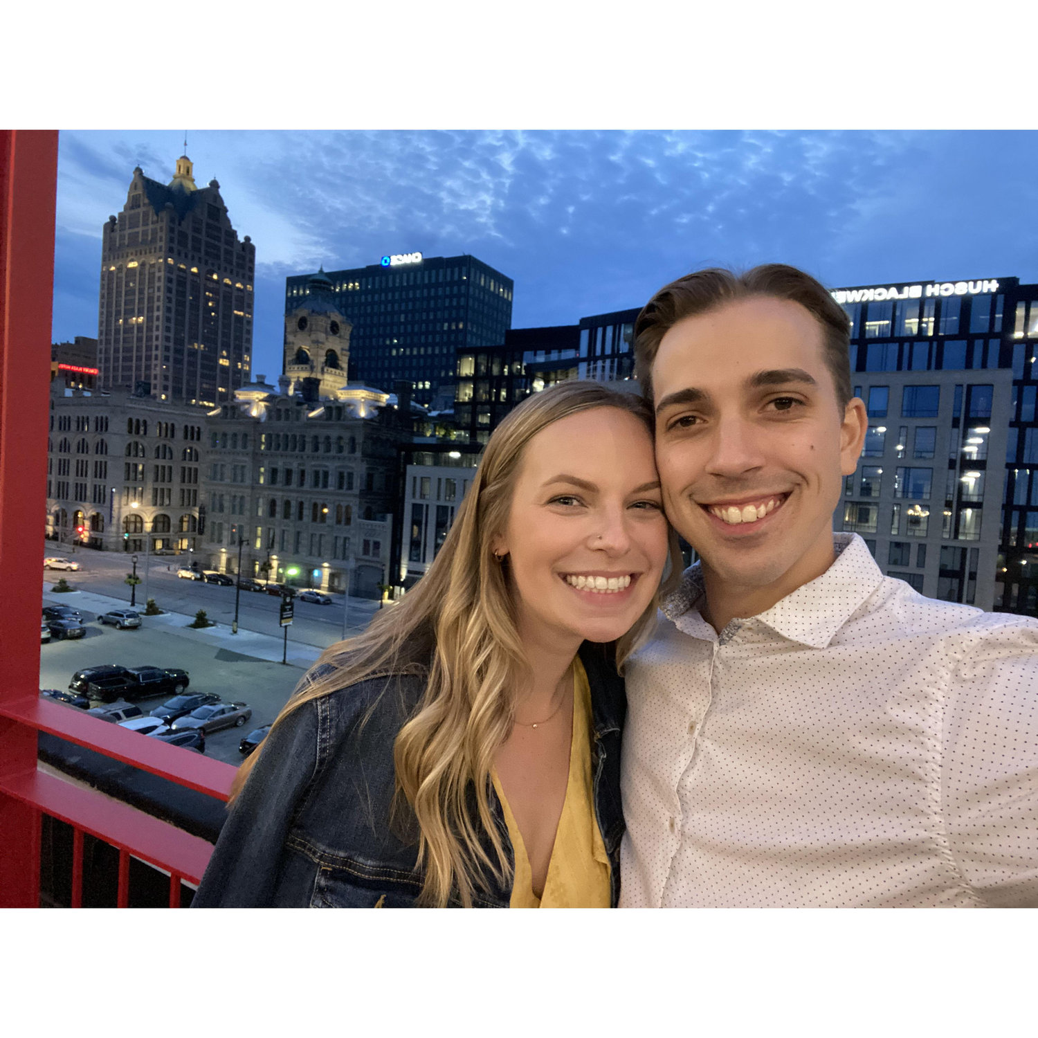 Our second dating anniversary.