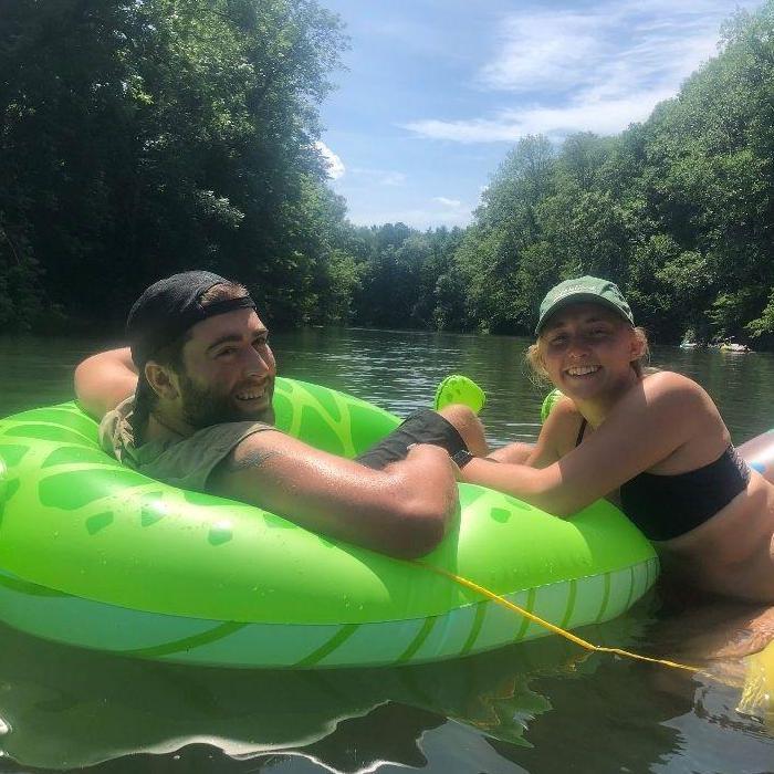 Tubing down the Saco River (2020)