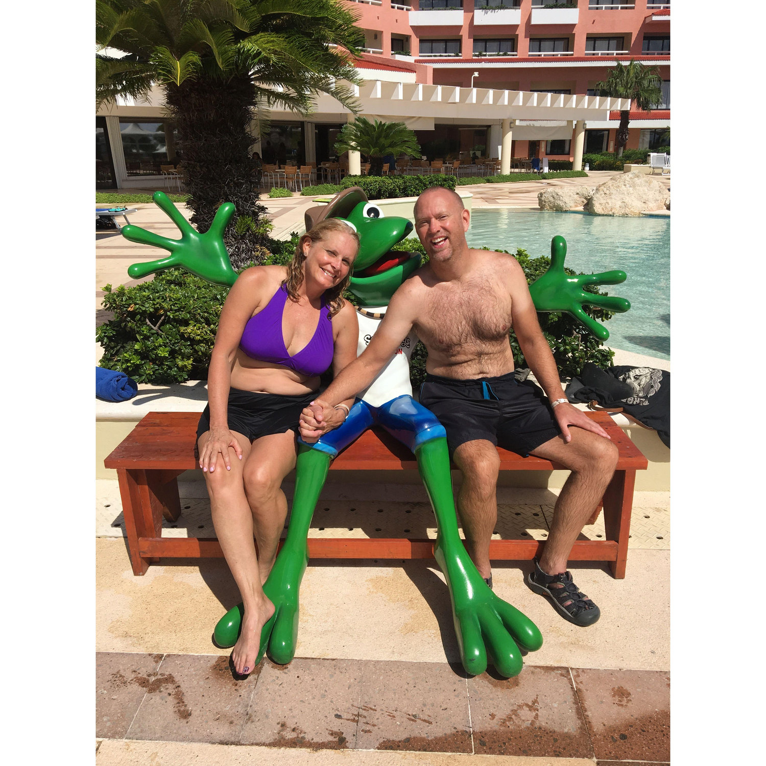 2018 Our first trip to Mexico Ed gave me a ring which we considered our commitment to each other forever.