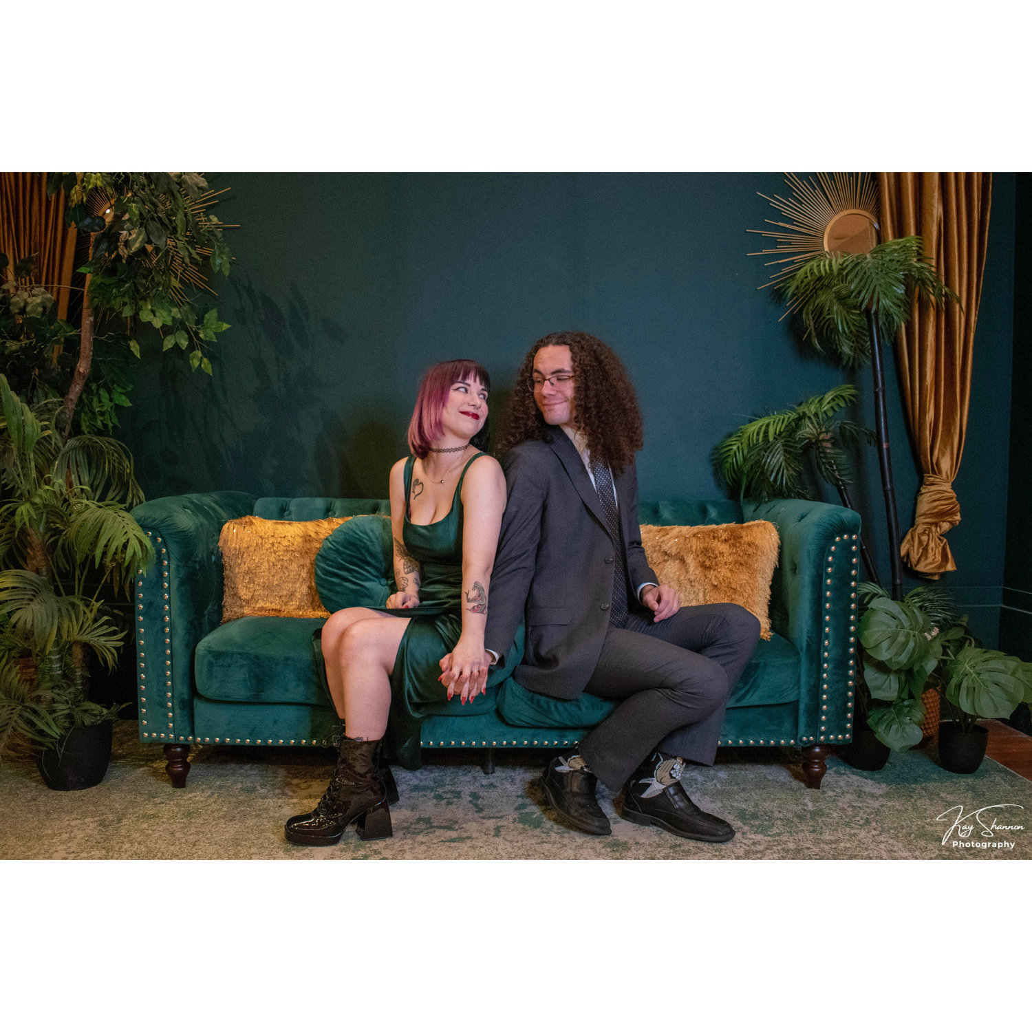 This was the inspiration for the vibe of the wedding venue, elegant but fun.
(Engagement pics)