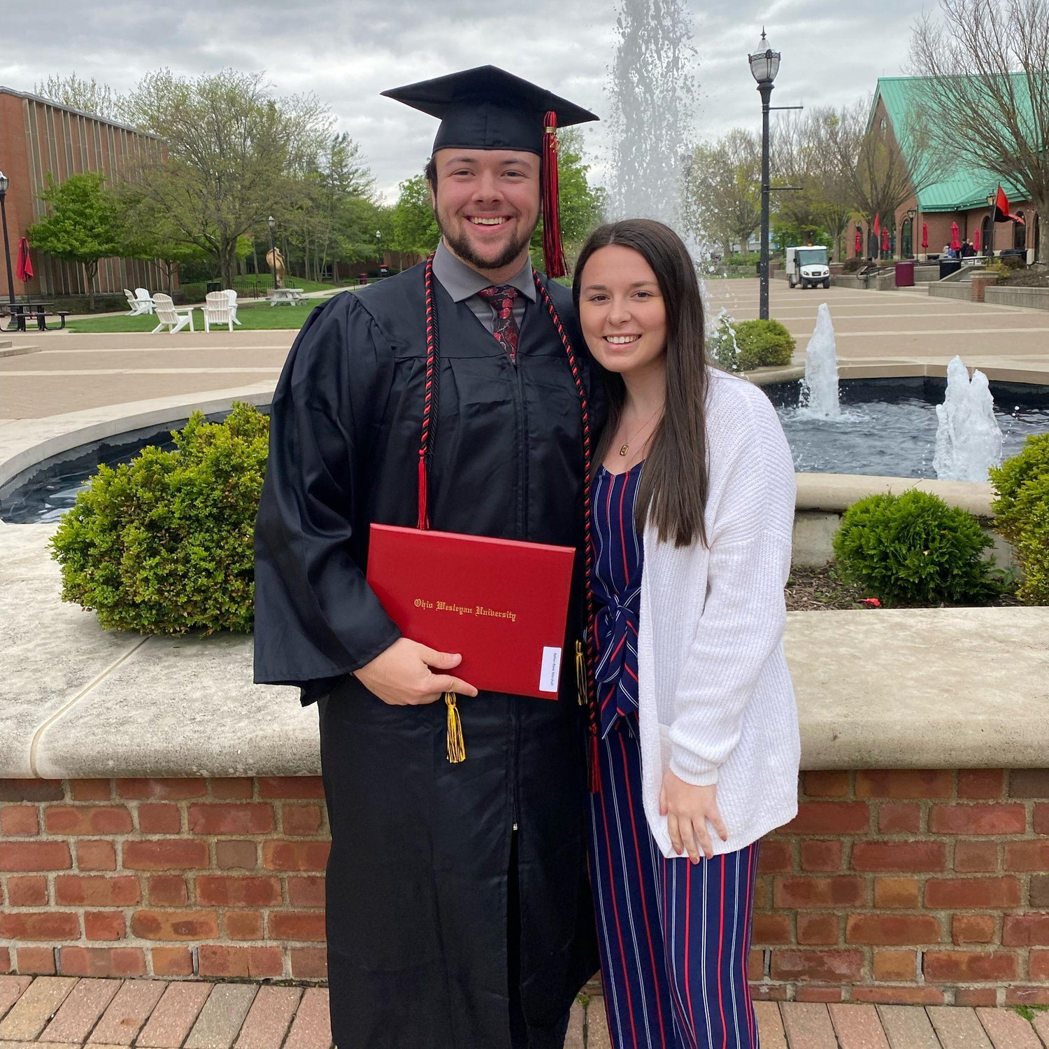 Kellen's college graduation from Ohio Wesleyan University, May 2022