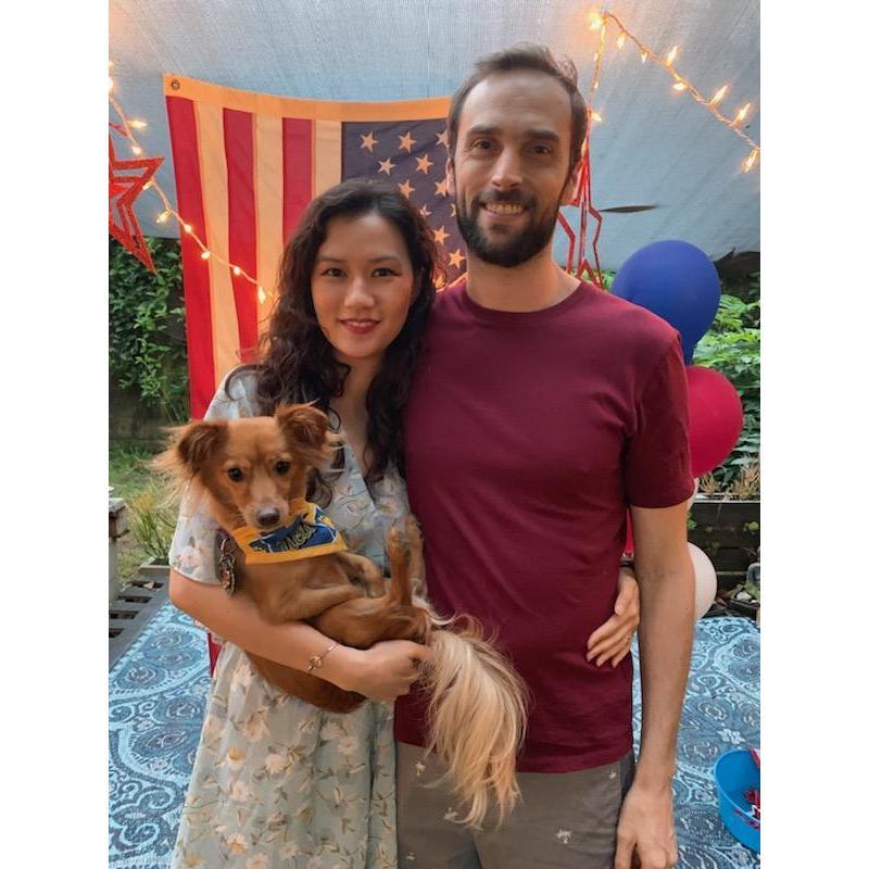 If you know us, you know Mirah is the center of our universe and we love this family photo