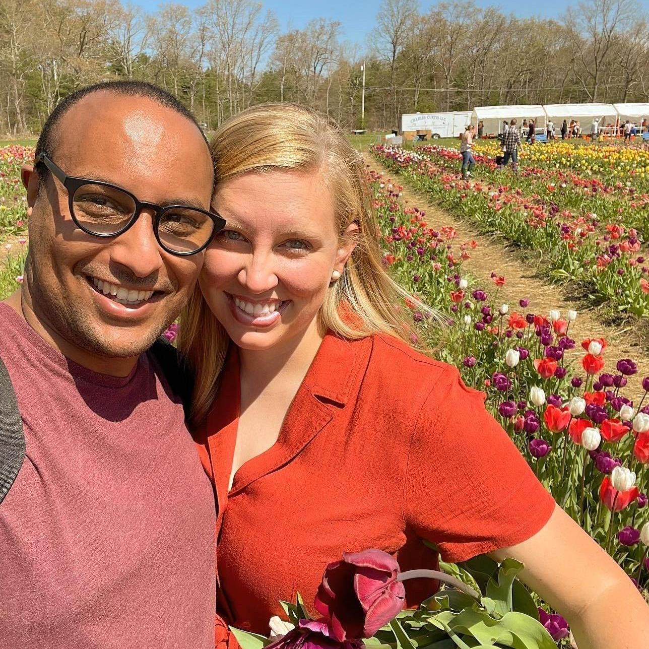 Tulip Picking in Rhode Island, Spring 2021