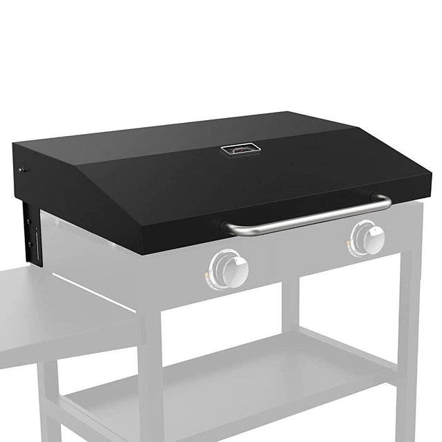 Upgrade Hinged Lid for Blackstone 28 inch Griddle, Griddle Grill Hard Cover Flat Top Lid Compatible with 28" Blackstone Griddle