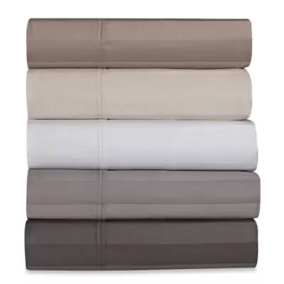 Wamsutta® Dream Zone® Stripe 1000-Thread-Count PimaCott® King Sheet Set in Ivory