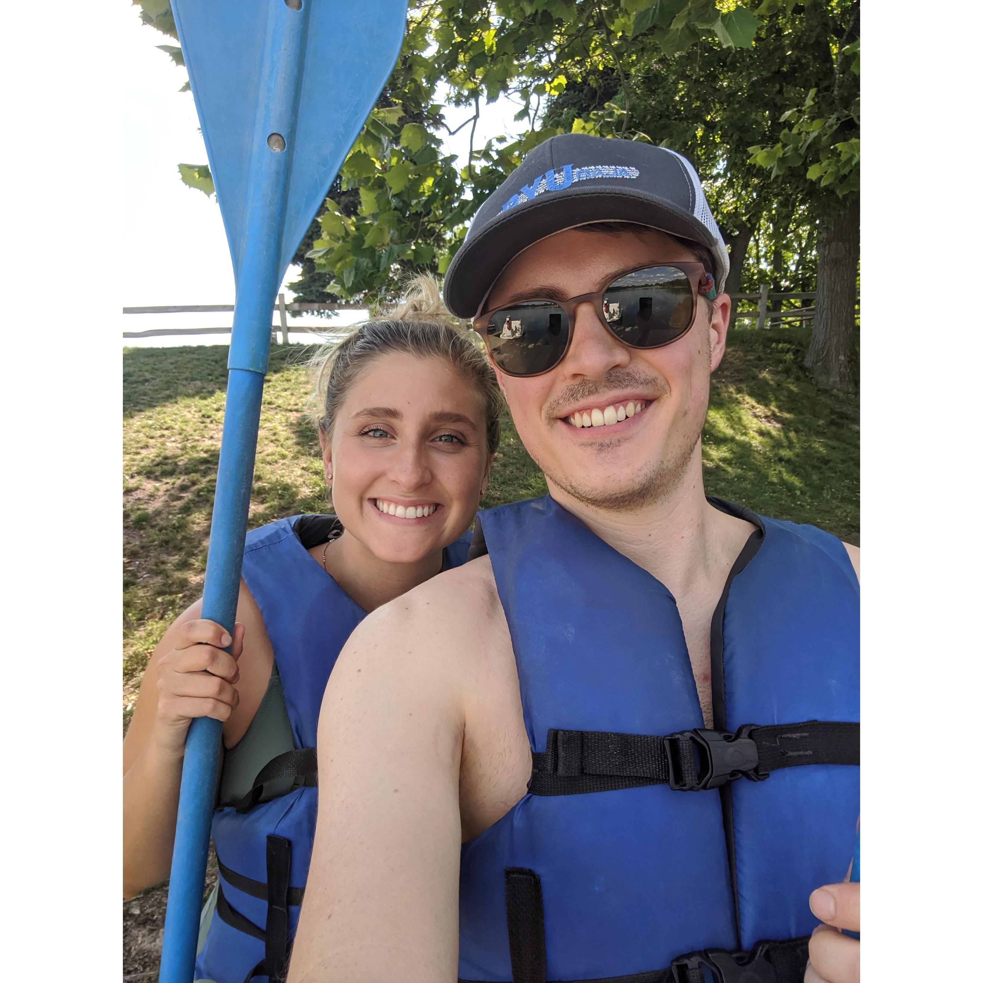 Nothing teaches teamwork like paddling a flat-bottomed kayak in a straight line!