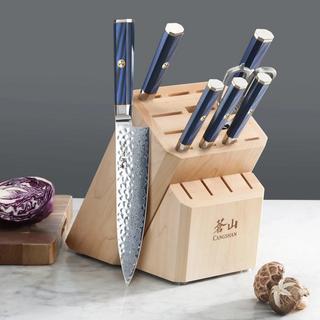 Kita Blue 8-Piece Knife Block Set