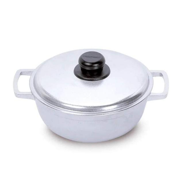 Universal Cast aluminum caldero - Caldero de aluminio fundido (2.4 Qt)
