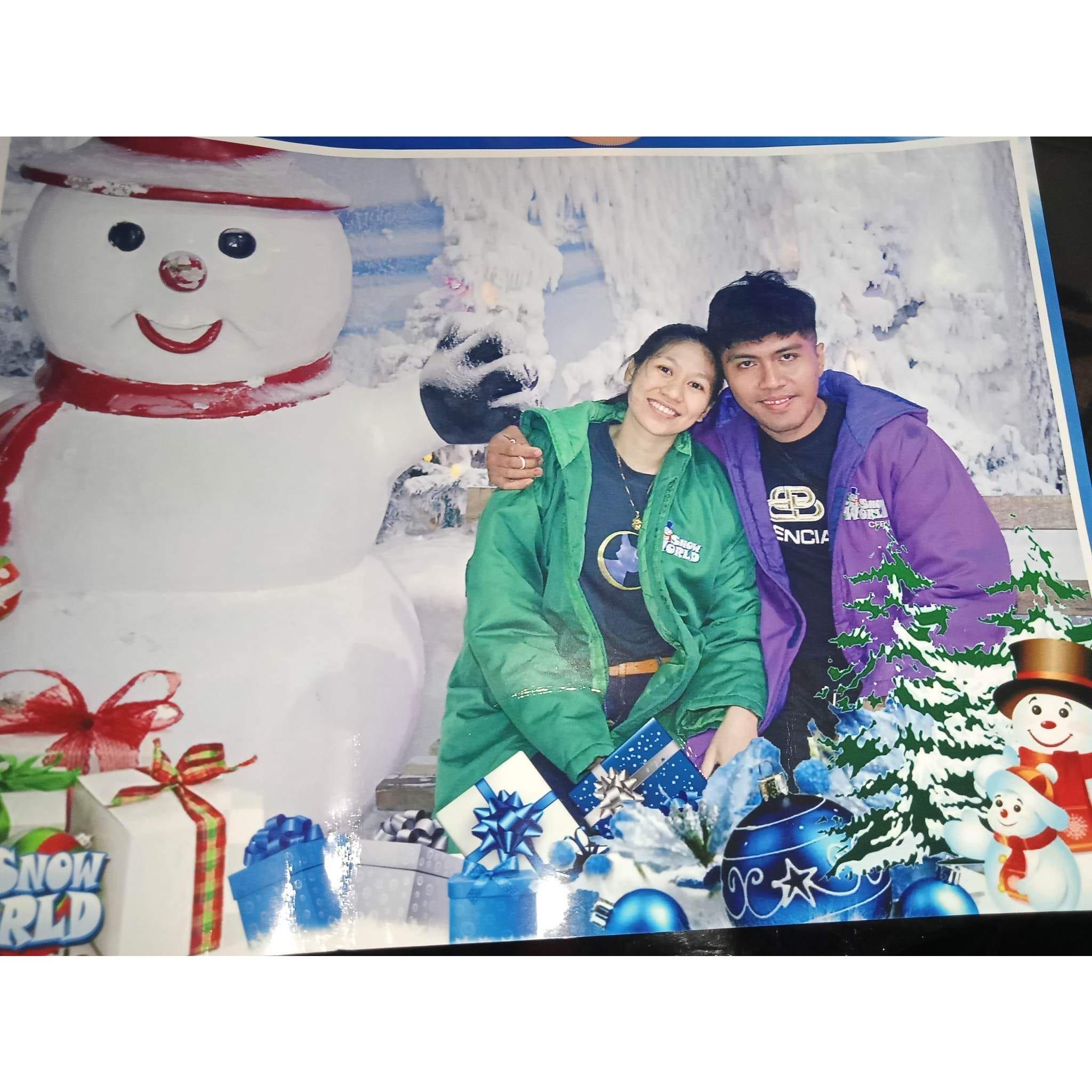 WE WERE FREEZING IN SNOW WORLD