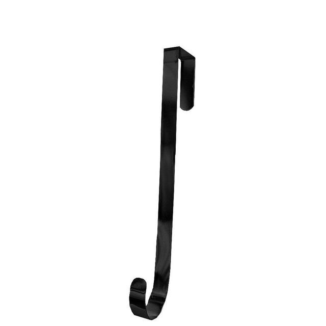 Sterling Metal Wreath Hanger 12" L Black