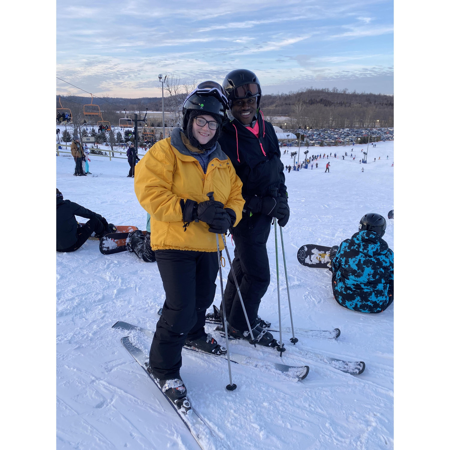 First time skiing!!