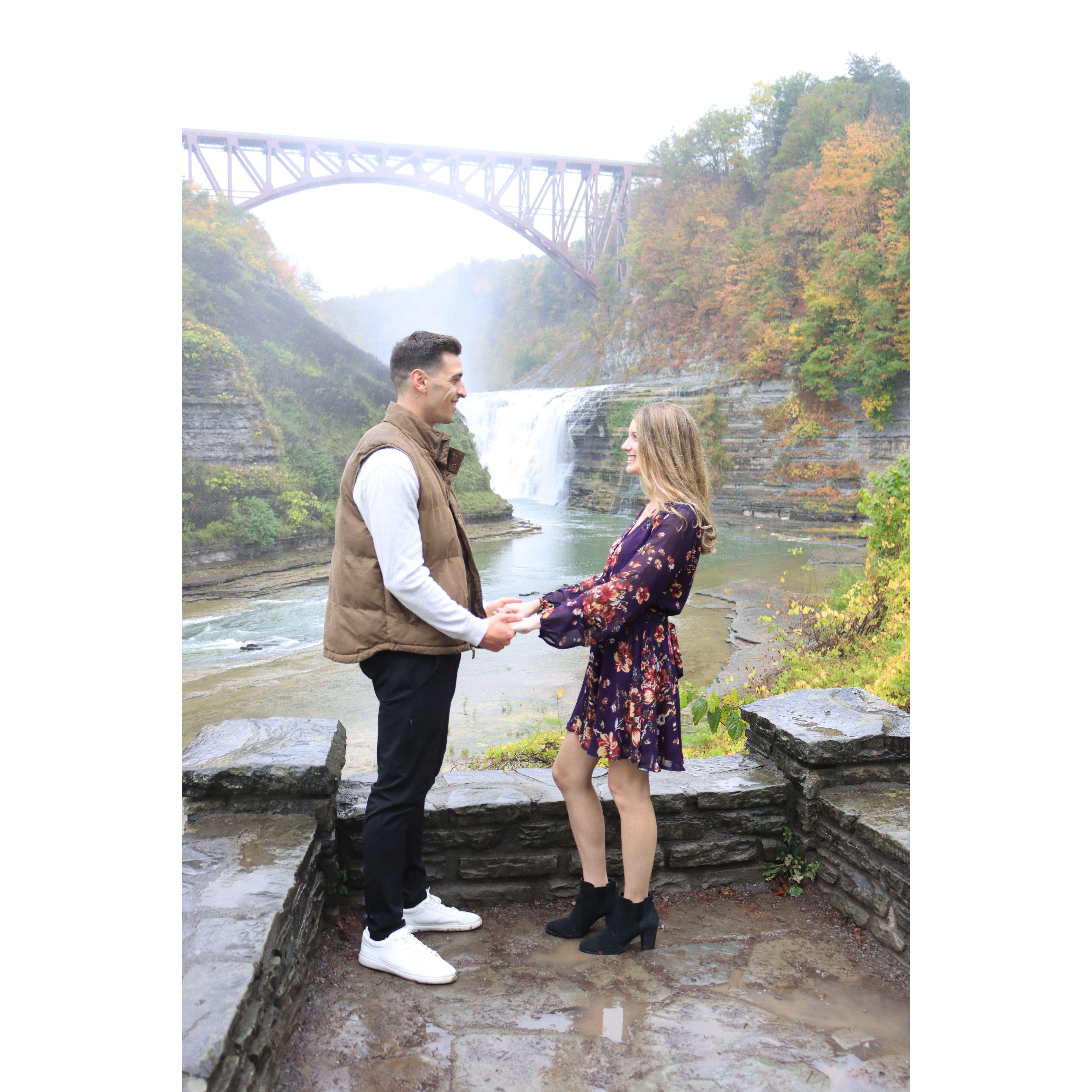 Engagement Pictures at Letchworth State Park