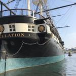 Historical Ships at Harbor (Like USS Constellation)