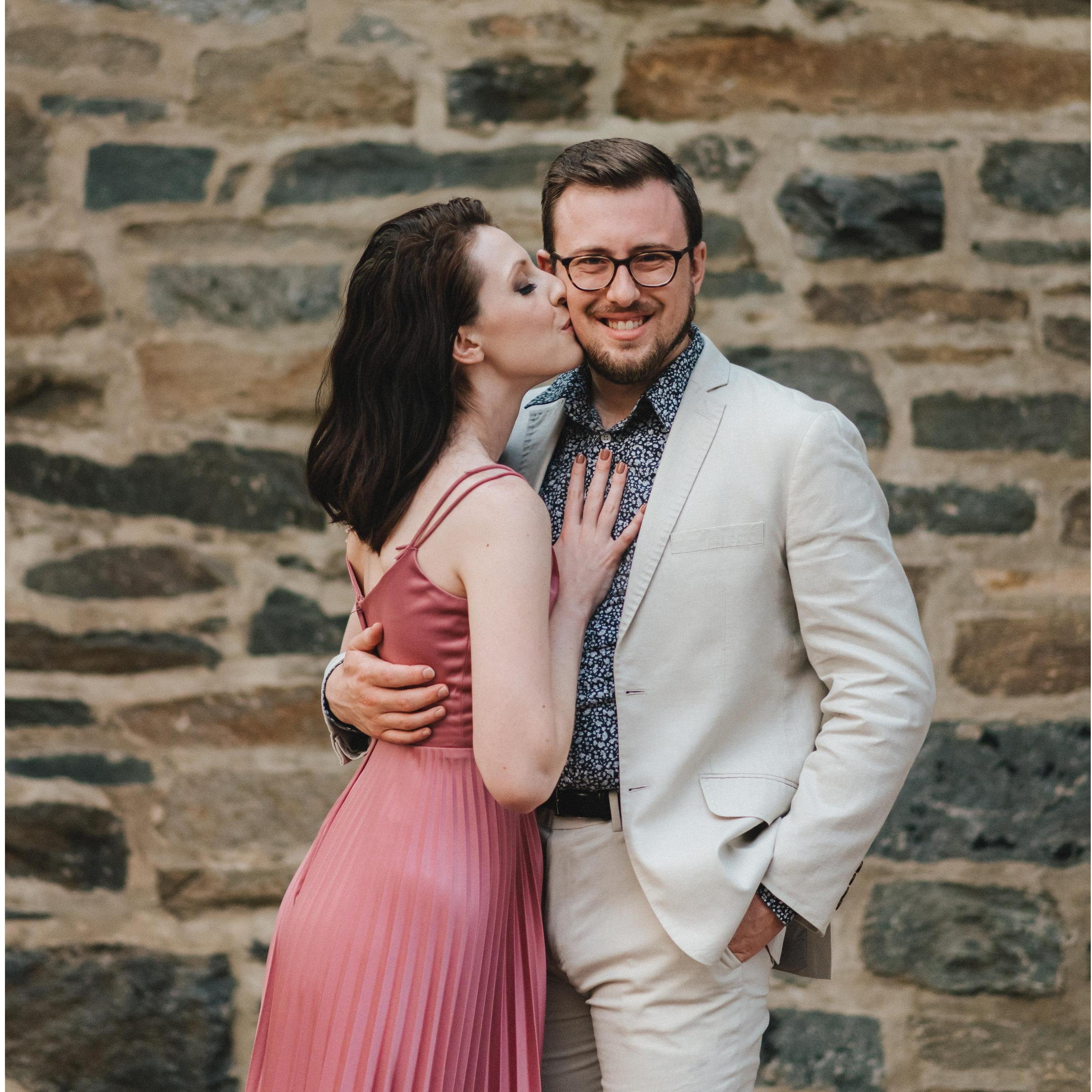Engagement pics in Georgetown