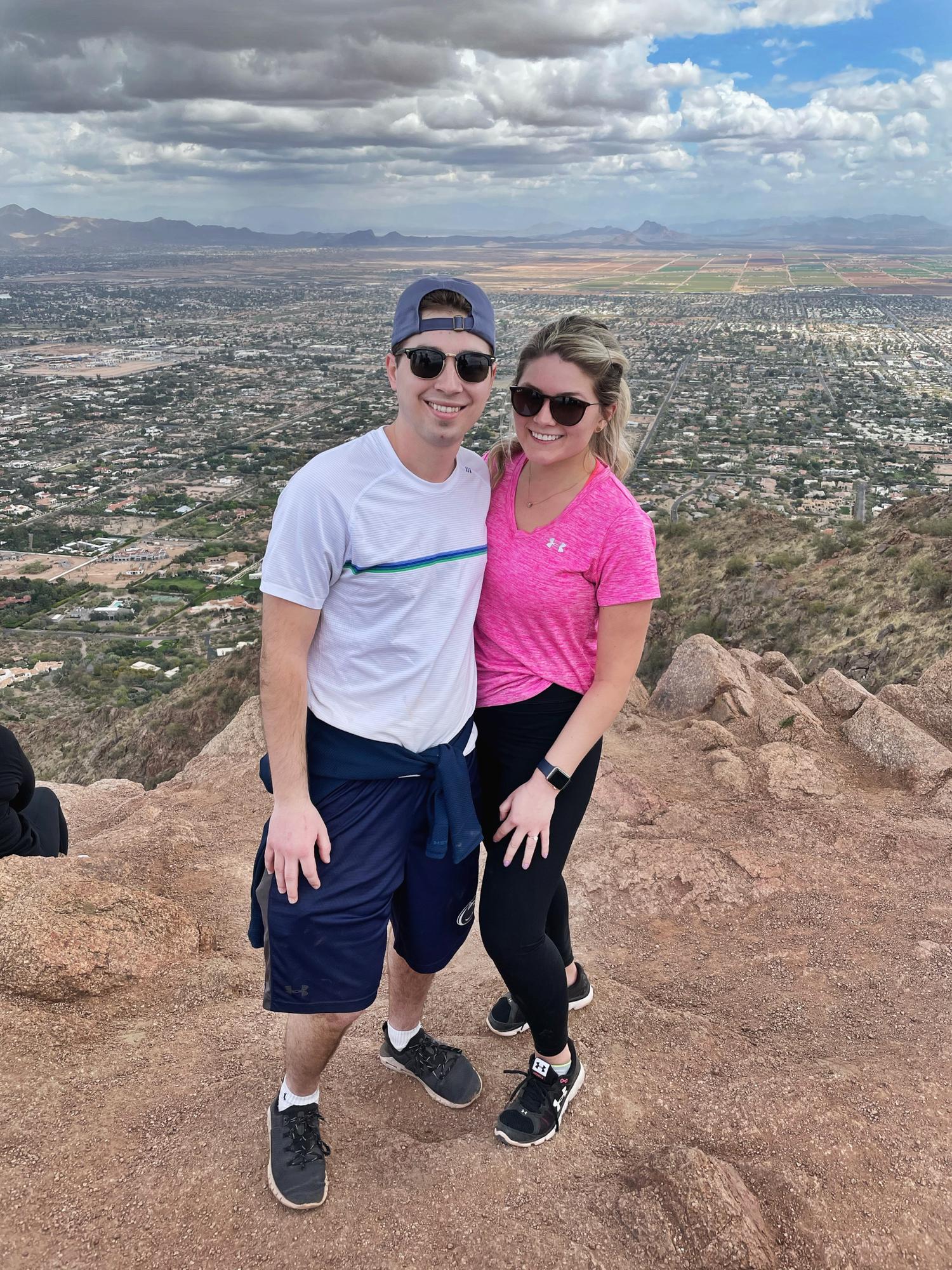 March 2021 - hiking Camelback in AZ