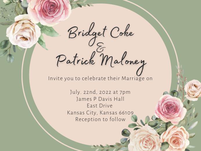 The Wedding Website of Bridget Coke and Patrick Maloney