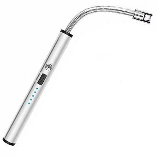 Candle Lighters,USB Rechargeable Electric Lighter Long Flexible and Windproof for Candles,Grill,Camping, Kitchen,Stove