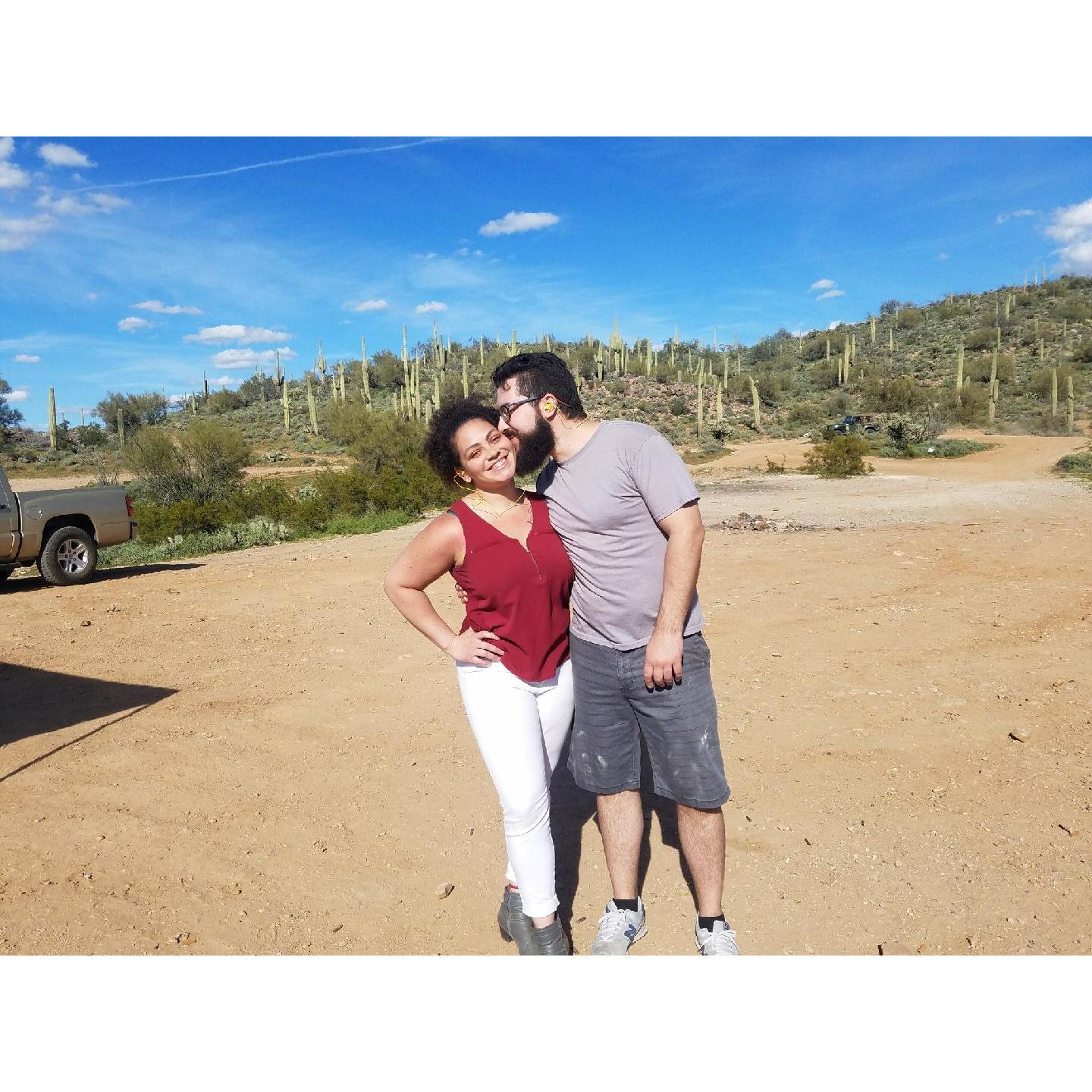 Enjoying the desert
