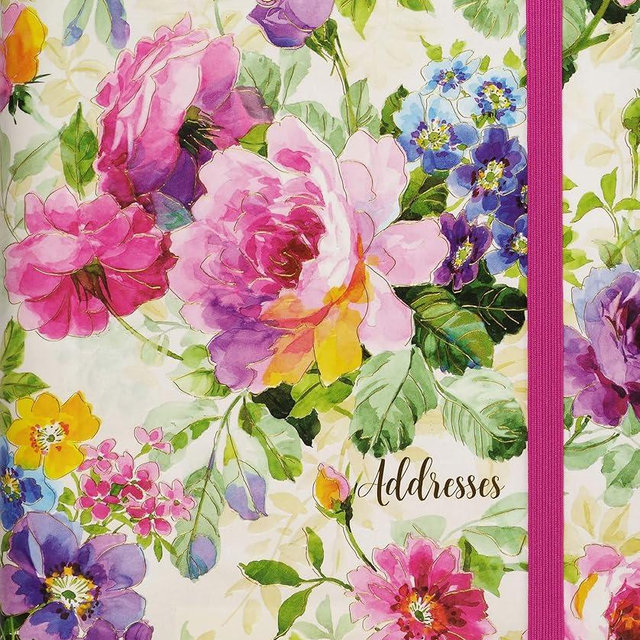 Peony Garden Large Address Book
