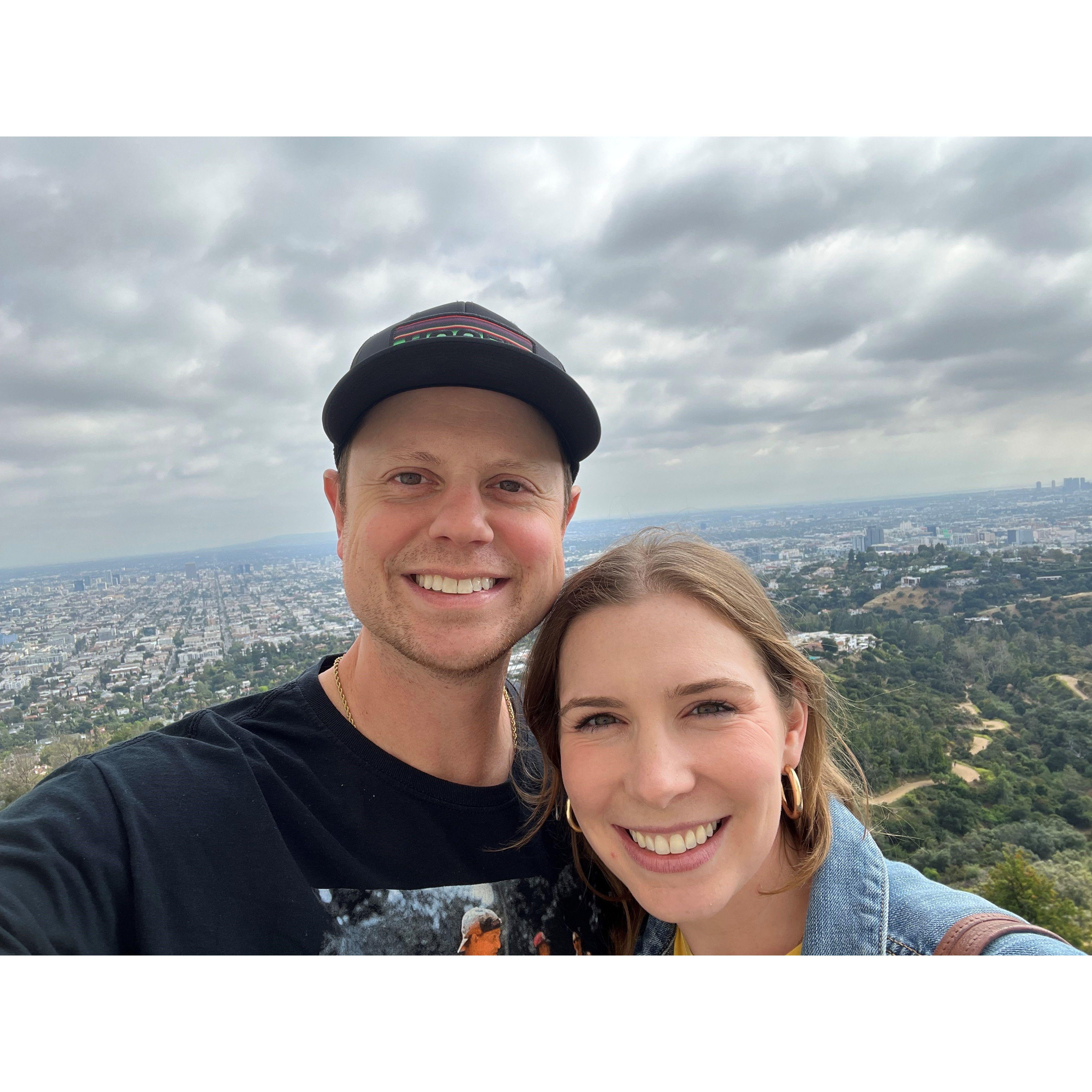 Visiting Los Angeles, this is at Griffith Observatory!