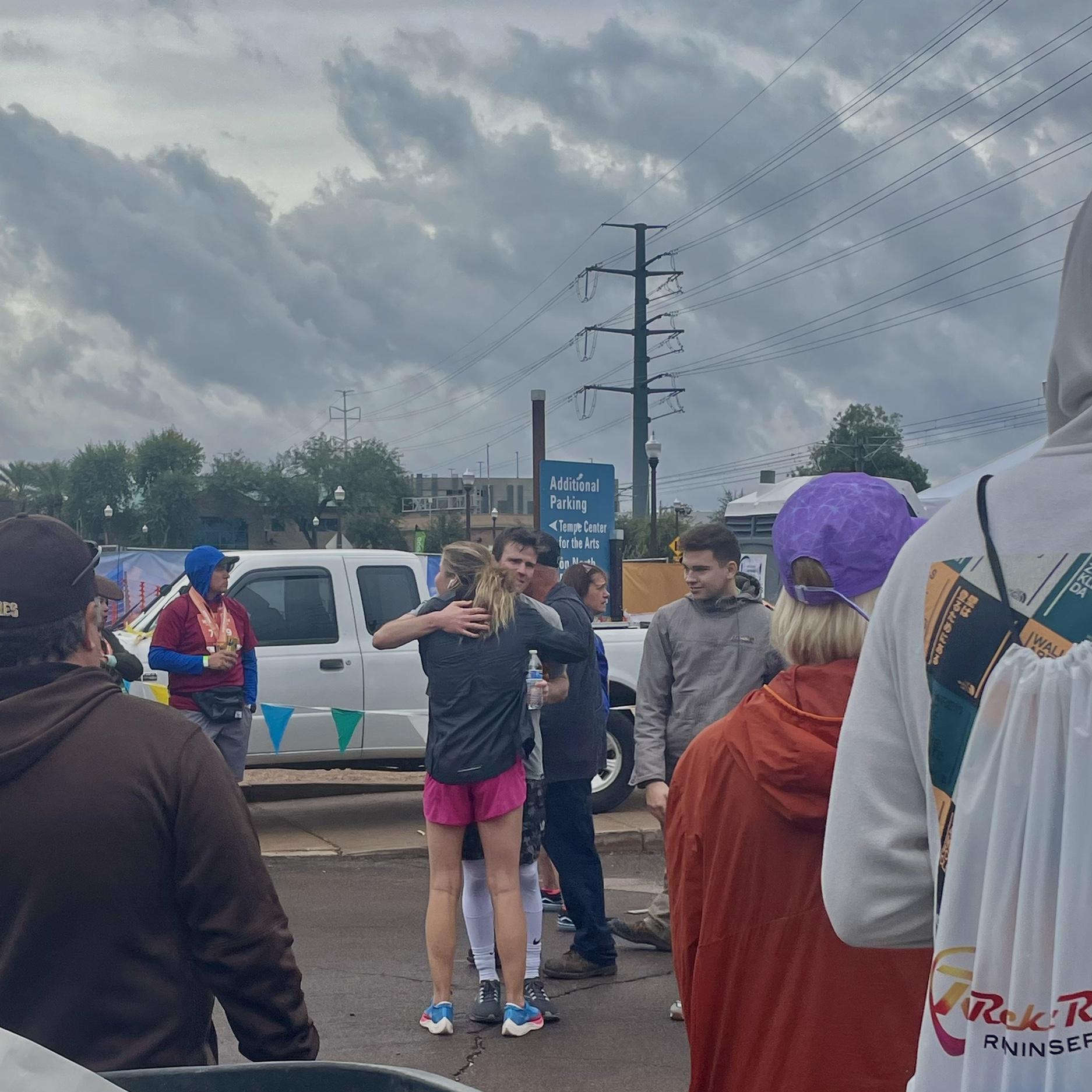 Post our first marathon together!