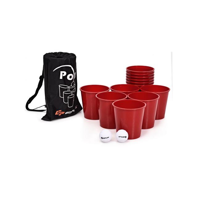 Costway Yard Pong Giant Pong Game Set Carry Bag Outdoor Backyard Game